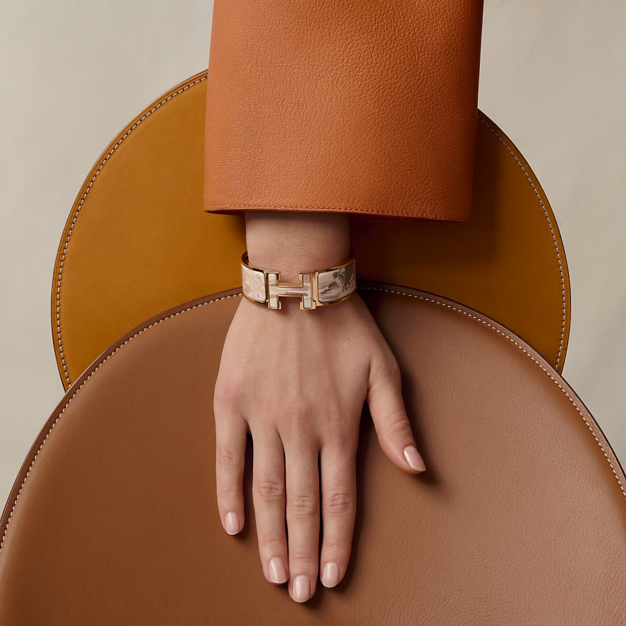 エルメス HERMES バングル ブレスレット クリッククラック メタル 