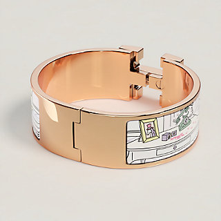 エナメルブレスレット 《クリック・クラックH/24番地のミステリー  