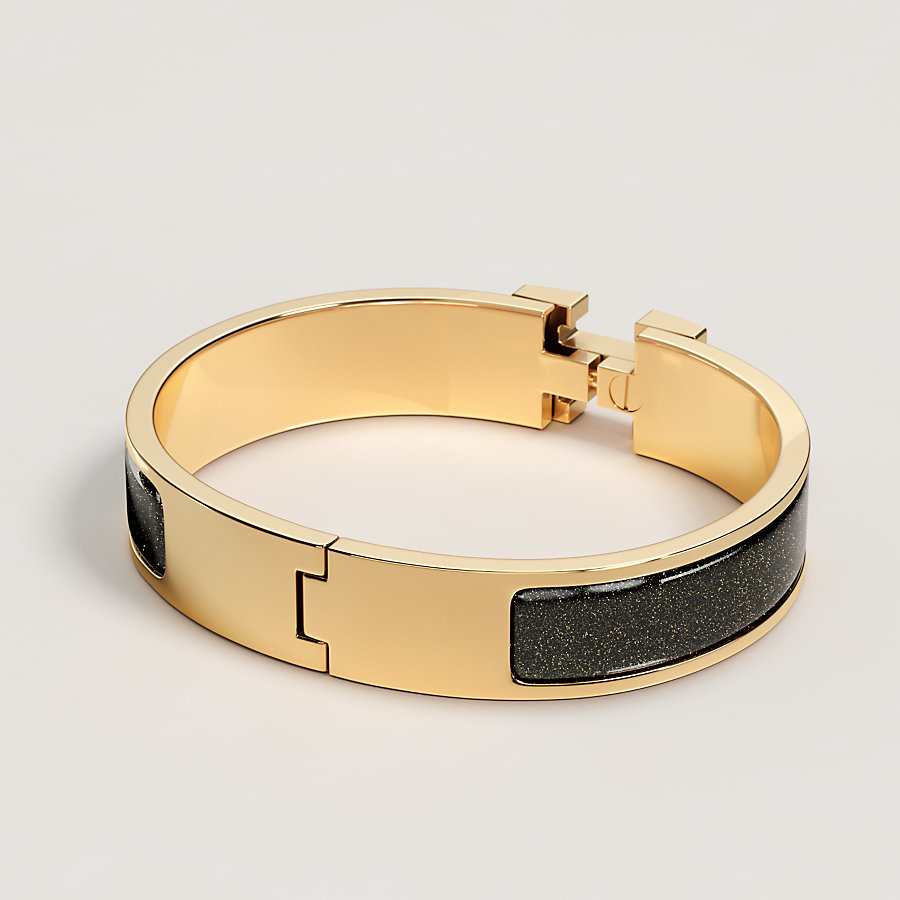 エナメルブレスレット 《クリックH/グリッター》 | Hermès - エルメス 