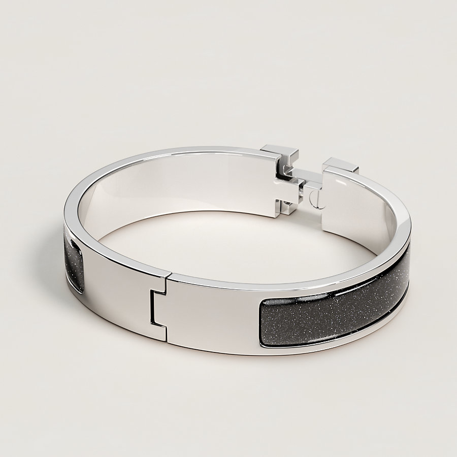 エナメルブレスレット 《クリックH/グリッター》 | Hermès - エルメス 