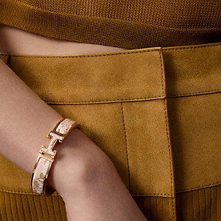 エナメルブレスレット 《クリックH/ブーツ・ストーリー》 | Hermès 
