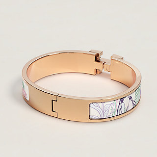 エナメルブレスレット 《クリックH/プレシャス・パラダイス》 | Hermès  