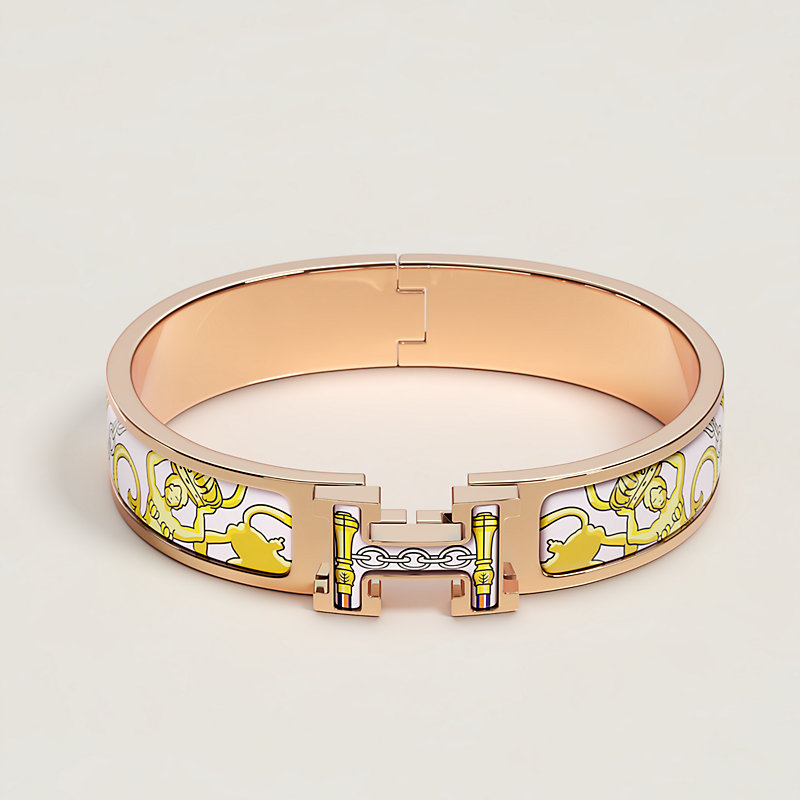 本物正規品 HERMES☆エルメス ブレスレット 美品 クリックH ねじ切り 