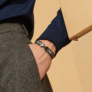 エナメルブレスレット 《クリックHH/バンダナ》 ソー・ブラック  