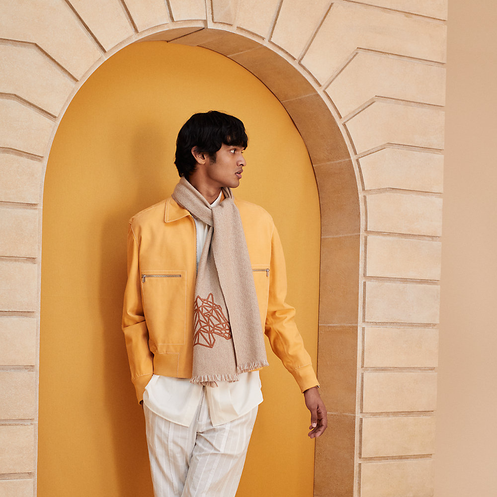 新品未使用】HERMES フォーブルマフラー 