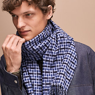 カシミヤマフラー 《Hエコセ》 | Hermès - エルメス-公式サイト 