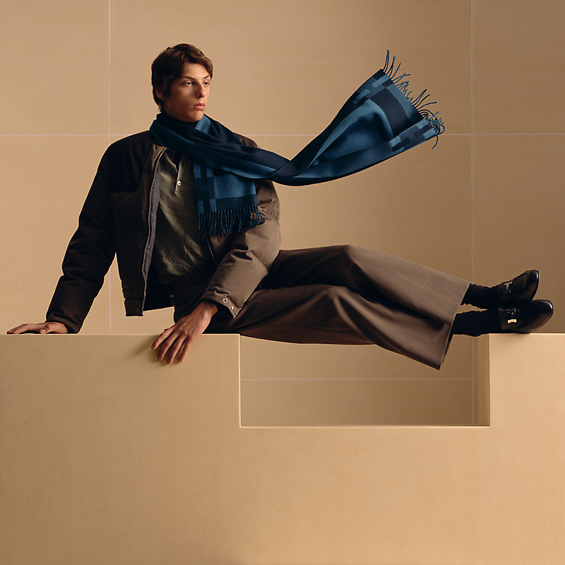 MB / ハイエンド ストール 塩辛かっ カシミヤ100% マフラー (未使用) 