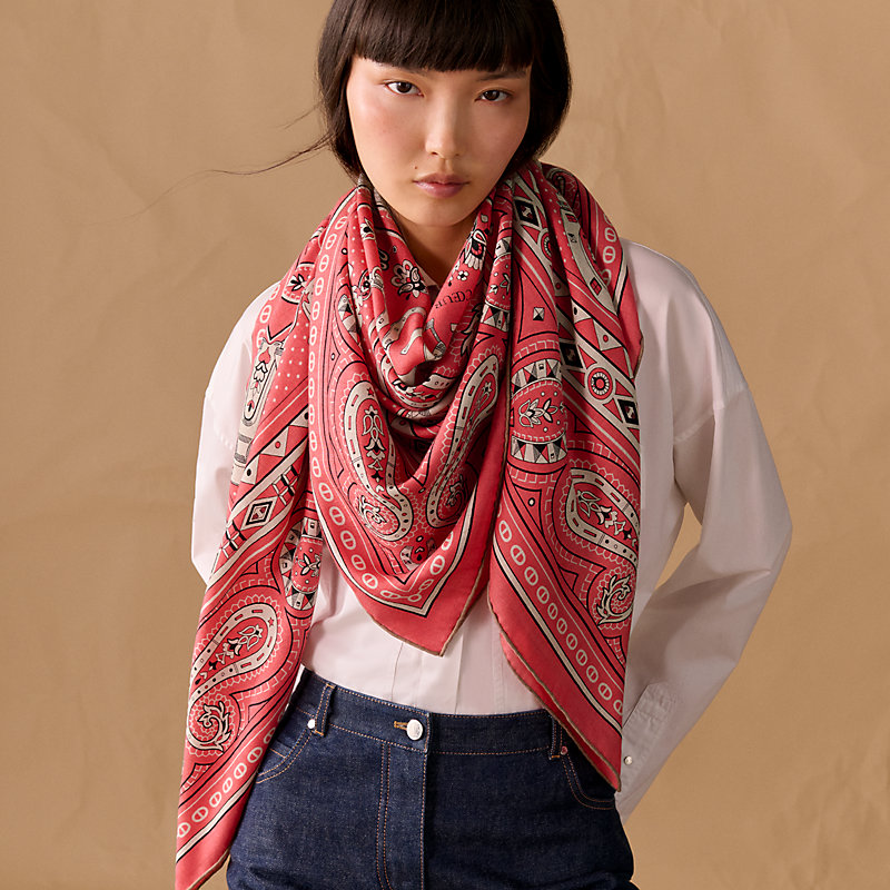 新品未使用カレジェアンシュヴァル・ドゥ・クール・バンダナ カシシル 