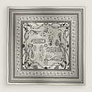 カレジェアン カシミアシルク 《アマゾンの祭典・バンダナ》 | Hermès 