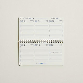 カレンダーレフィル 《ヴィジョン》 1年表示 日本語版 2025 | Hermès  