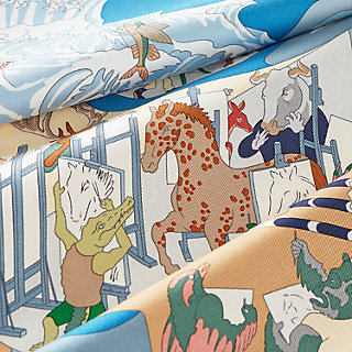 カレ 90 《アカデミア・イピカ》 - マロン | Hermès - エルメス-公式サイト