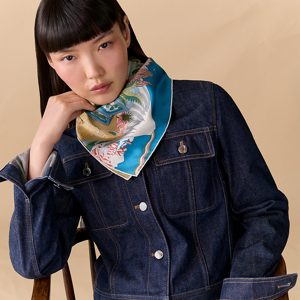 カレ 90 《アカデミア・イピカ》 - マロン | Hermès - エルメス-公式サイト