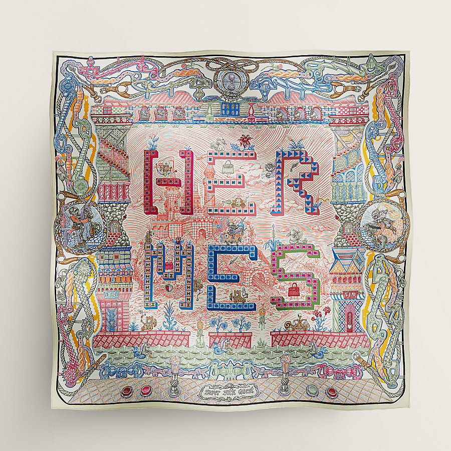 カレ 90 《スーパー・シルク・クエスト》 | Hermès - エルメス-公式サイト