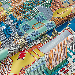 HERMESカレ90 《パンタン・シティ》 