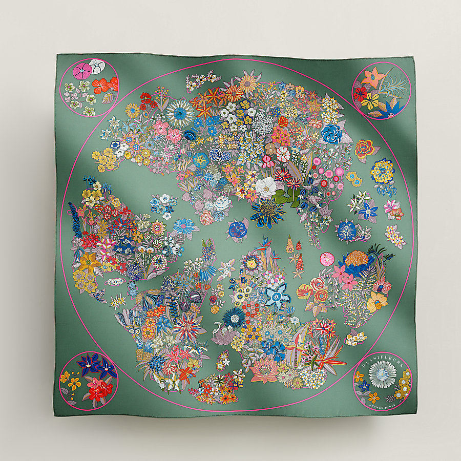 カレ 90 《プラニフルール》 | Hermès - エルメス-公式サイト 