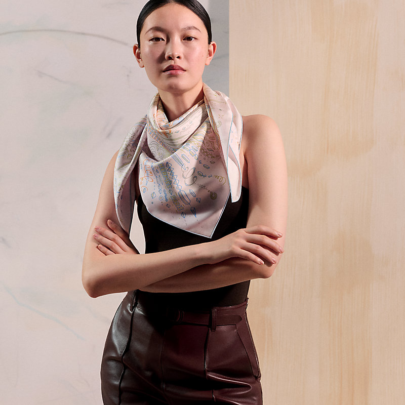 RKO209★HERMES　エルメス　カレ90　ジャンピング★A ラッピング可ジャンク品エルメス HERMES カレ90 Les