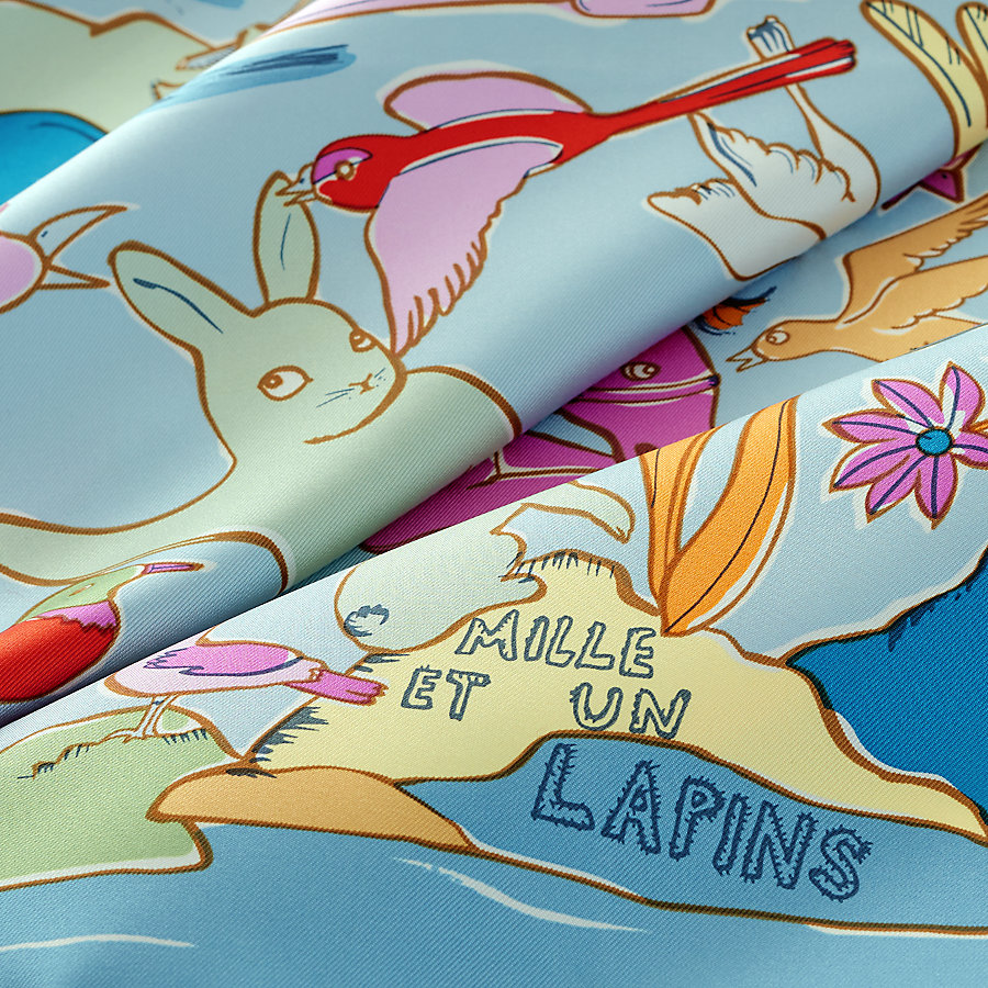 カレ 90 《千と一のウサギ》 | Hermès - エルメス-公式サイト 