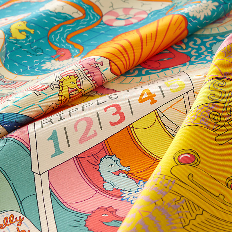 カレ 90 ダブルフェイス 《スプラッシュパーク》 | Hermès - エルメス  