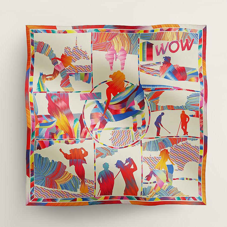 カレ 90 マーブルシルク 《WOW》 | Hermès - エルメス-公式サイト 