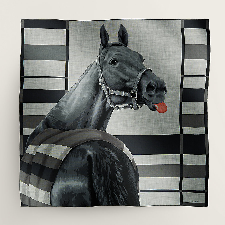 エルメス HERMES カレH 100 ROBOCABAR かなえる スカーフ ストール  