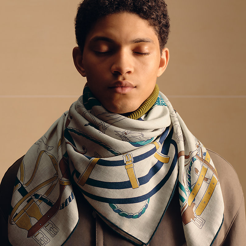 カレH 100 《輪の行進》 - ベージュ | Hermès - エルメス-公式サイト