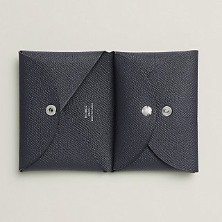 HERMES エルメス カルヴィ デュオ カードケース 財布 モカ（エルメス 