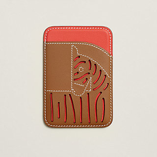 エルメス カードケース 《MagSafe》 エマン “エリッソン” ブラウン  