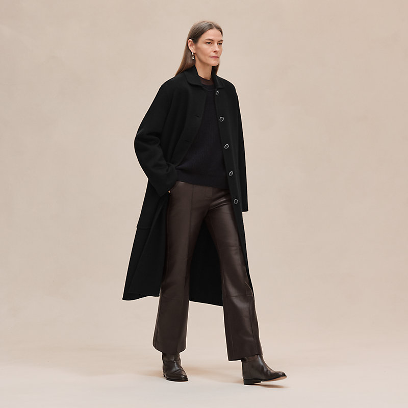 ガウンコート - ブラック | Hermès - エルメス-公式サイト