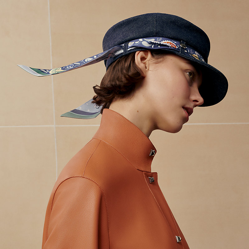 キャスケット 《ドーヴィル》 デニム | Hermès - エルメス-公式サイト
