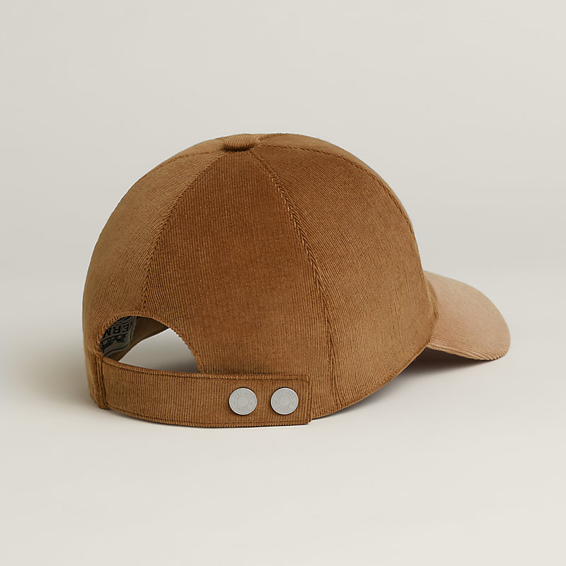 エルメス HERMES キャスケット 帽子 シルク コットン シルク ベージュ  