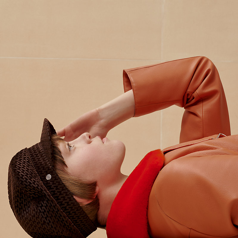 キャスケット 《ヴォーバン》 ヴェルヴェット | Hermès - エルメス 