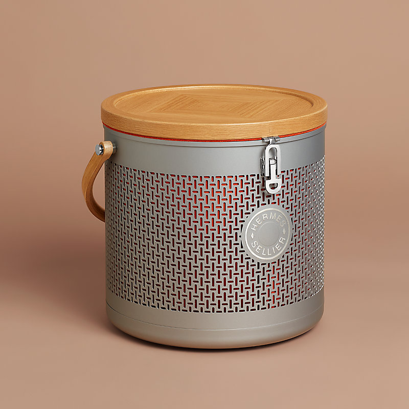 HERMES エルメス サドルボックス 馬具入れ Hermes Sellier エルメス・セリエ インテリア 収納 ワインレッド系 中古 送料無料 質屋出品 HERMES エルメス サドルボックス ラージサイズ セリエライン 馬具缶