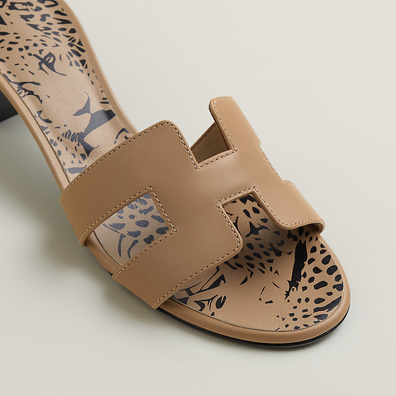 HERMES エルメス オアジス サンダル ゴールド37ハーフ