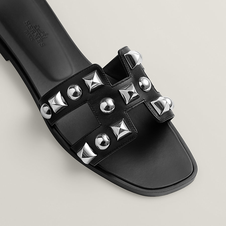 楽天市場】【名東】【HERMES】エルメス オラン サンダル サイズ37 黒  