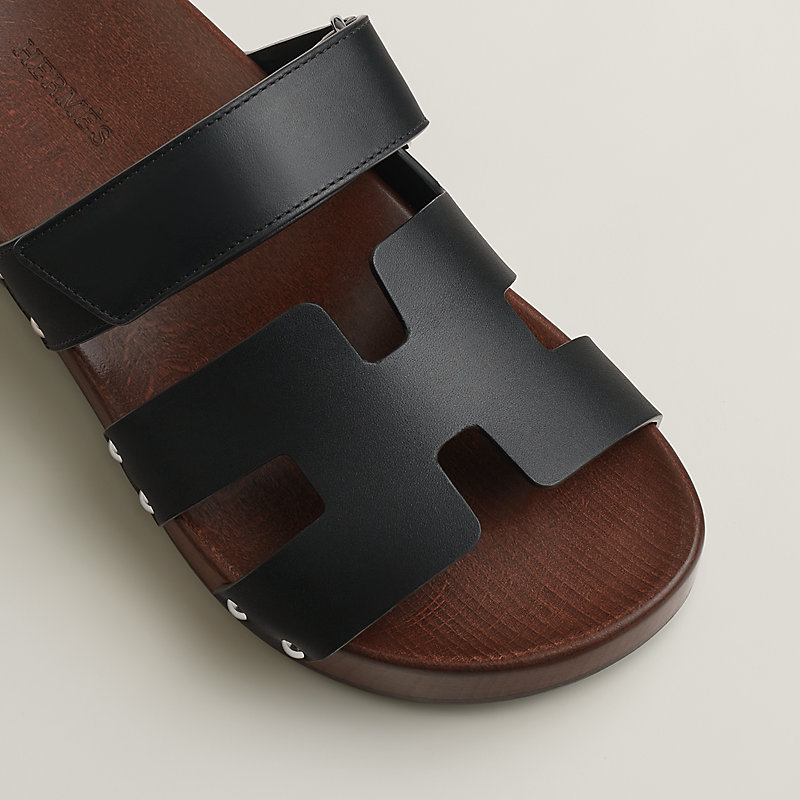 HERMES◆サンダル/27.5cm/BLK ≪ 新品 ≫ エルメス シプレ メンズ サンダル サイズ 43.5