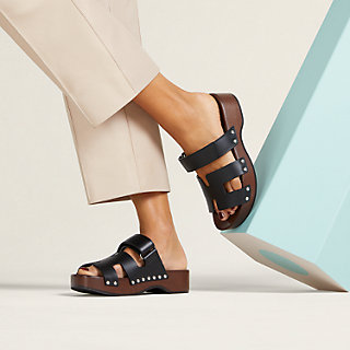 HERMES◆サンダル/27.5cm/BLK ≪ 新品 ≫ エルメス シプレ メンズ サンダル サイズ 43.5