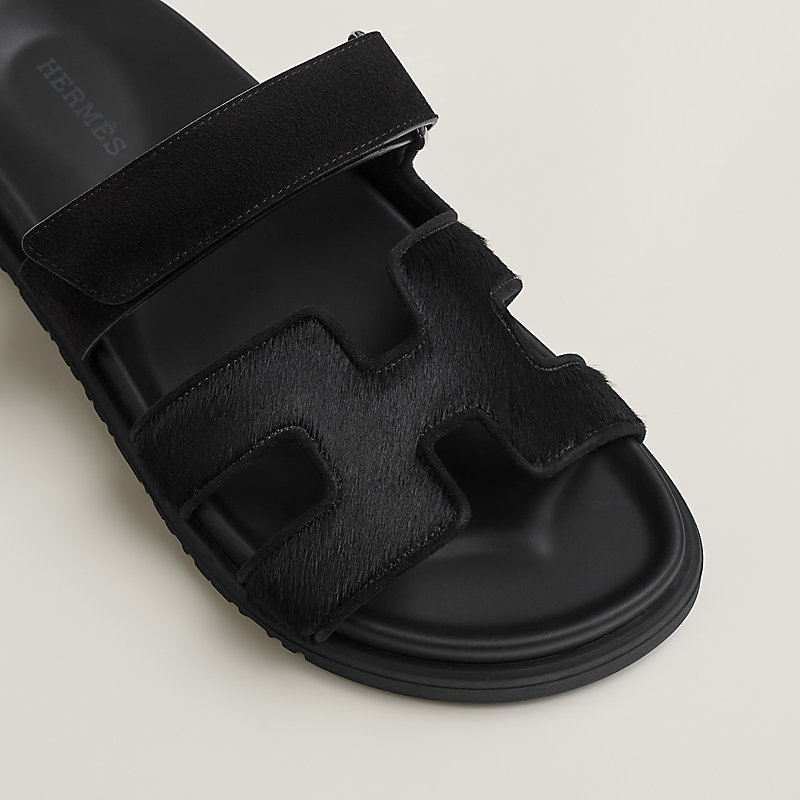 サンダル 《シプレ》 - ブラック | Hermès - エルメス-公式サイト