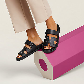 サンダル 《シプレ》 - ブラック | Hermès - エルメス-公式サイト
