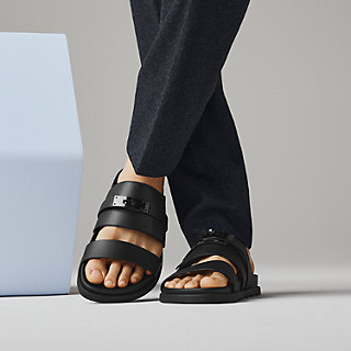 サンダル 《ジャクソン》 - ブラック | Hermès - エルメス-公式サイト