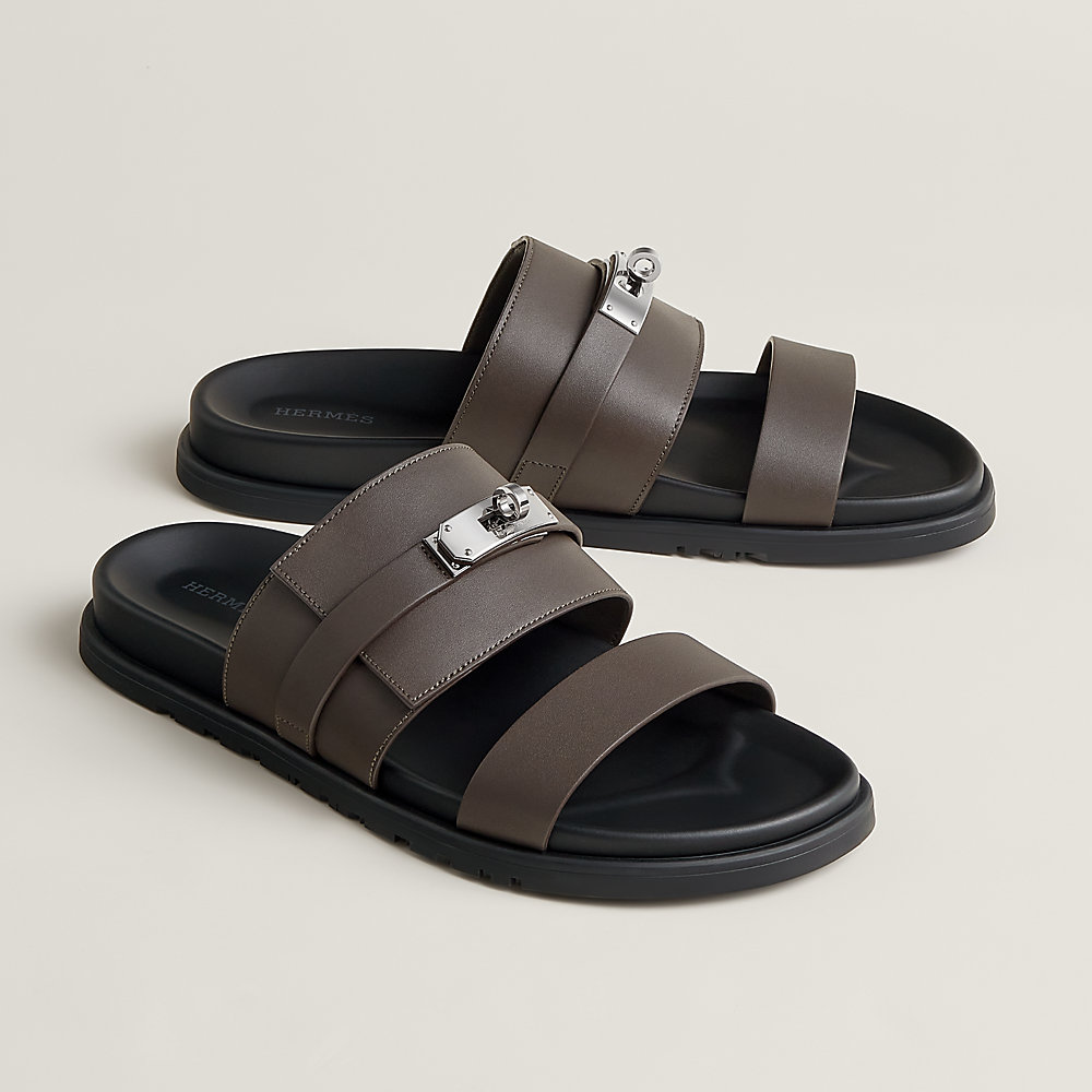 サンダル 《ジャクソン》 - マロン | Hermès - エルメス-公式サイト