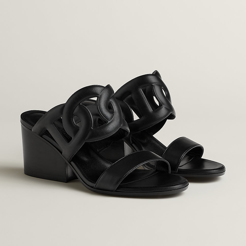 サンダル 《リパリ》 70 - ブラック | Hermès - エルメス-公式サイト