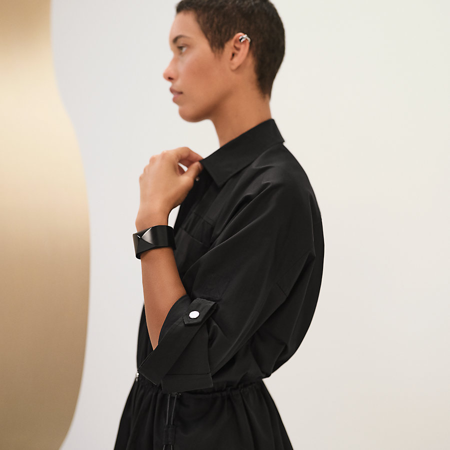 エルメス HERMES ドレス シャツ 総柄 プリント ロープ マリン スカーフ 