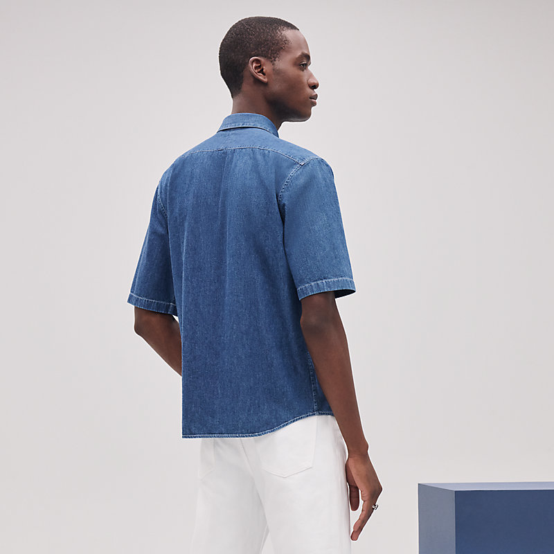 シャツ レザーディテール | Hermès - エルメス-公式サイト