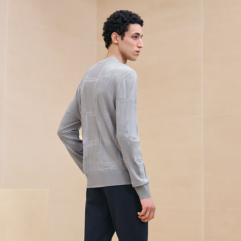 ショートスリーブニット 《ジュ・ドゥ・ポワン・アルネ》 | Hermès 