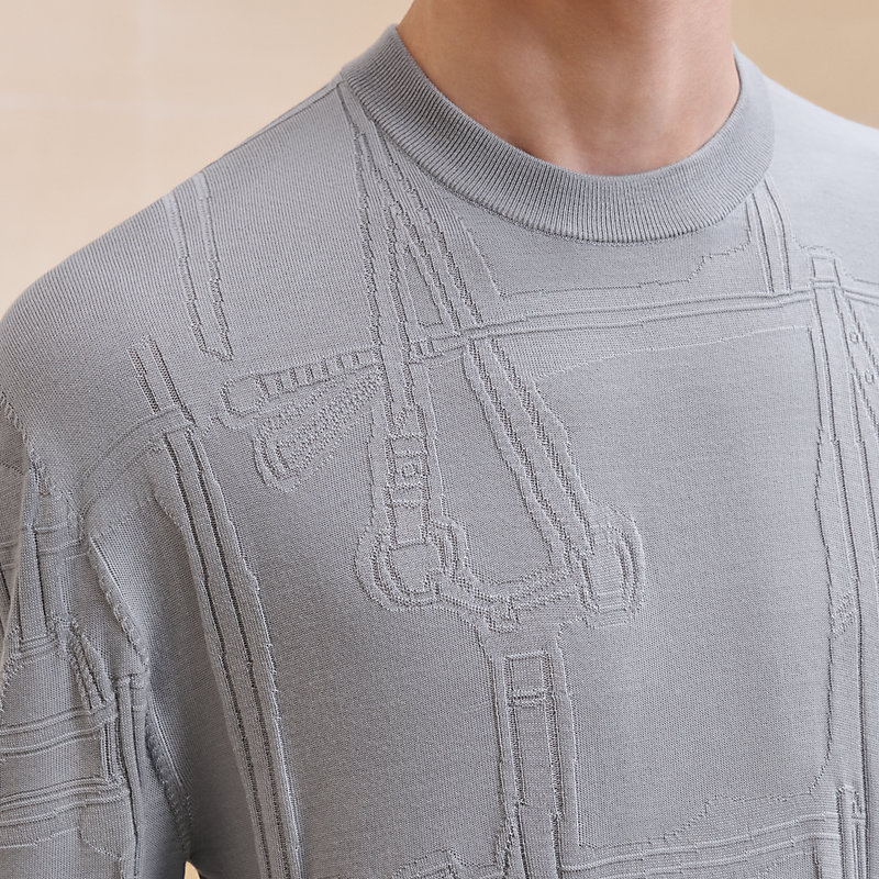 ショートスリーブニット 《ジュ・ドゥ・ポワン・アルネ》 | Hermès 
