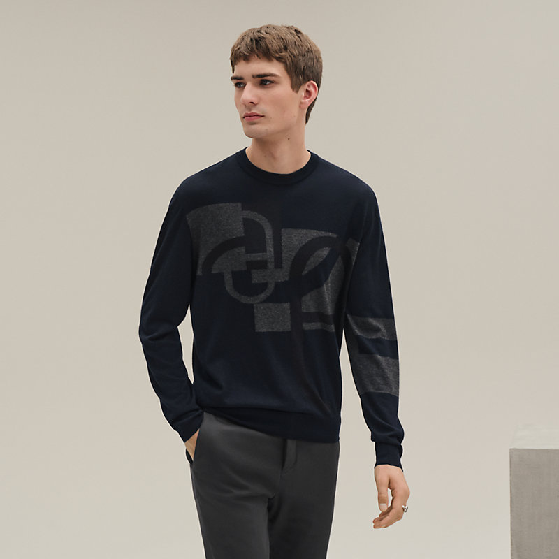 ショートスリーブニット 《マイヨン・アン・カルク》 - グレー - 3XL  