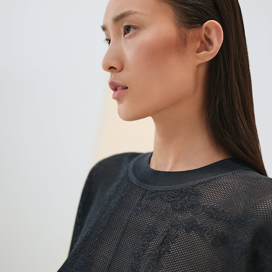 ショートスリーブニット 《無秩序・フルール》 | Hermès - エルメス 