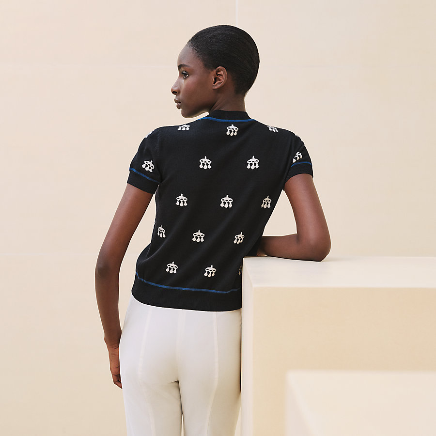 ショートスリーブニット-《馬銜  