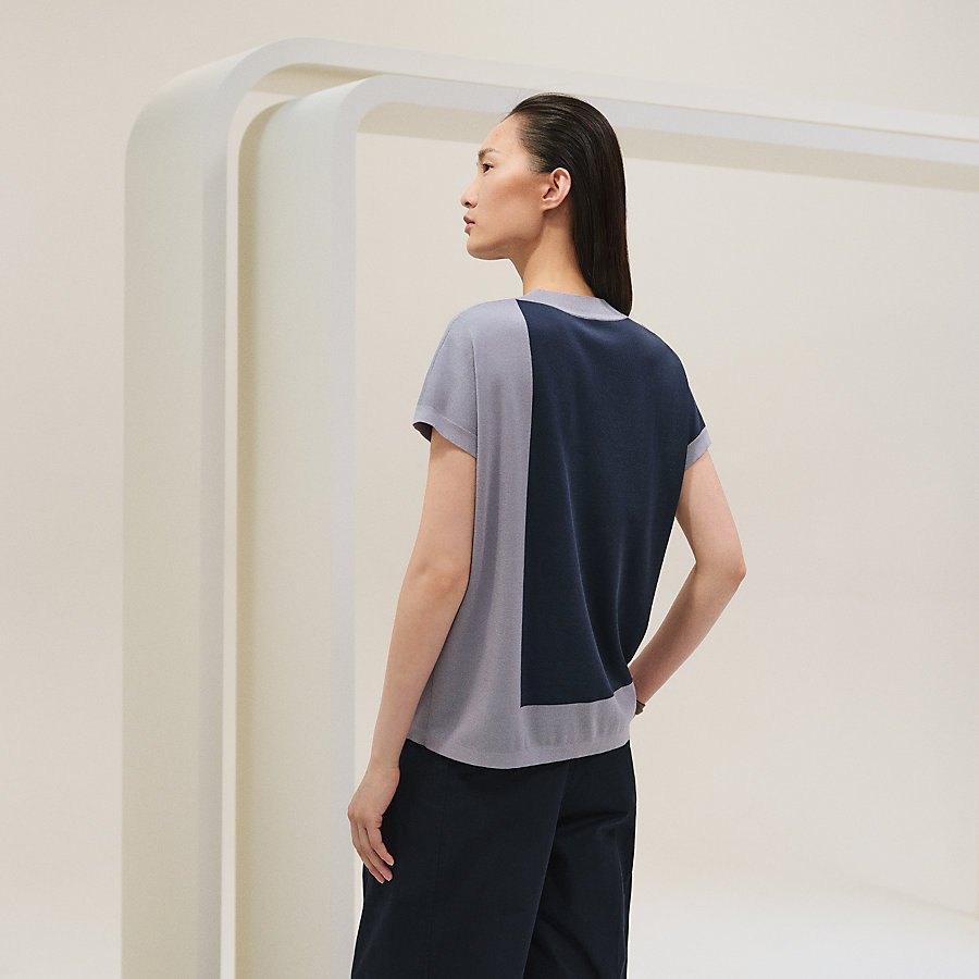 ショートスリーブニット ジャカードニット 《ブリッド・ドゥ・ガラ  