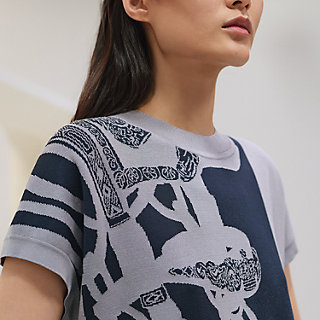 ショートスリーブニット ジャカードニット 《ブリッド・ドゥ・ガラ  